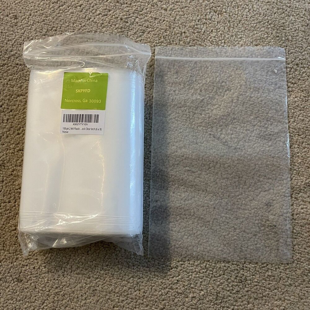 400 6x9 Clear Plastic Reclosable Bags‎ 2 Mil